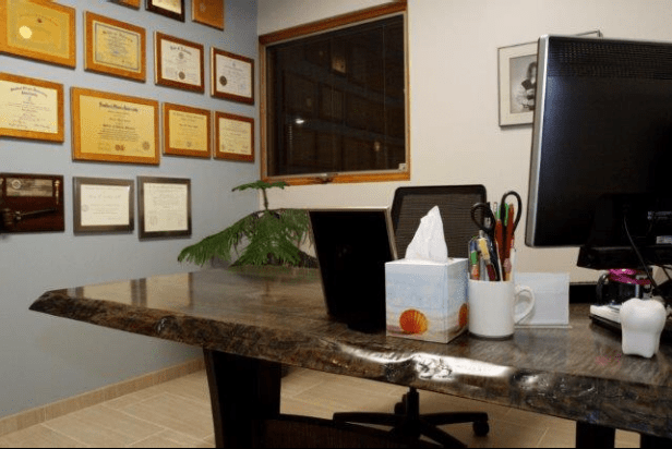 Dr Seibert's Office Desk